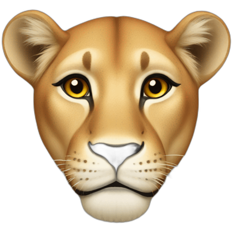 Red lioness emoji