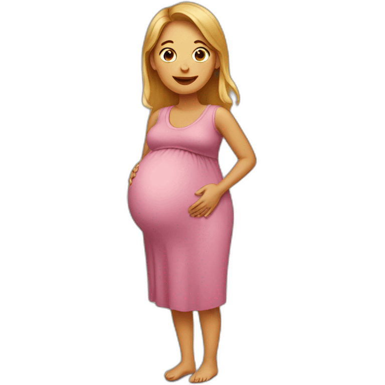 pregnant woman emoji