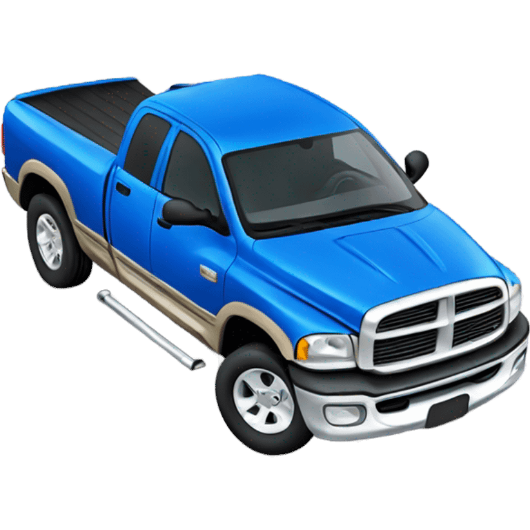 2001 blue dodge ram emoji