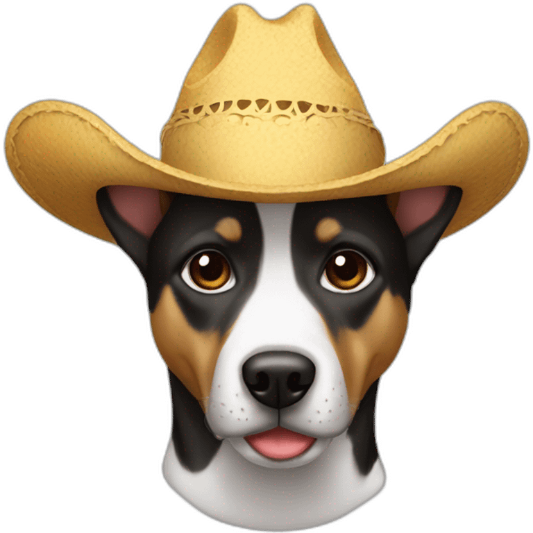 perro con sombrero emoji