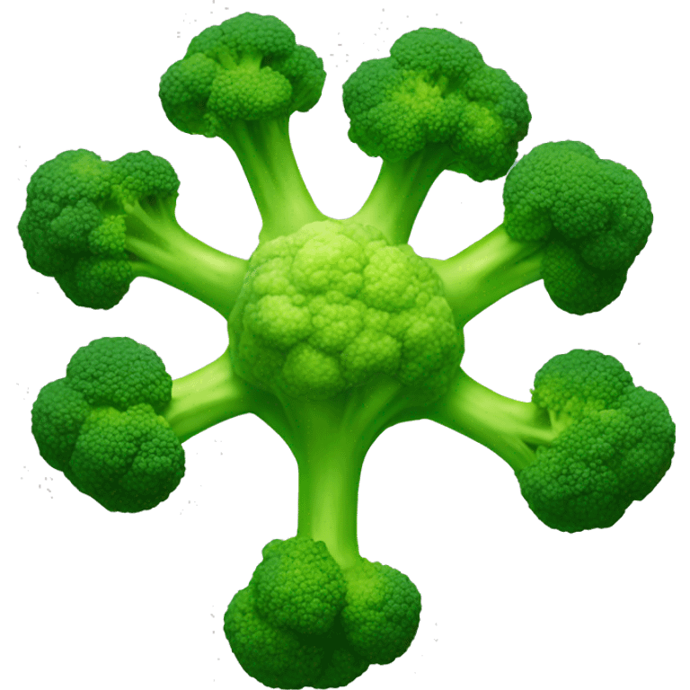 molecule with broccoli emoji