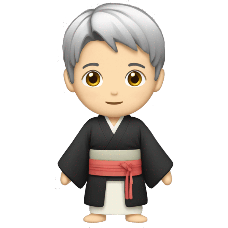 1boy, kimono, full body, japanese  emoji