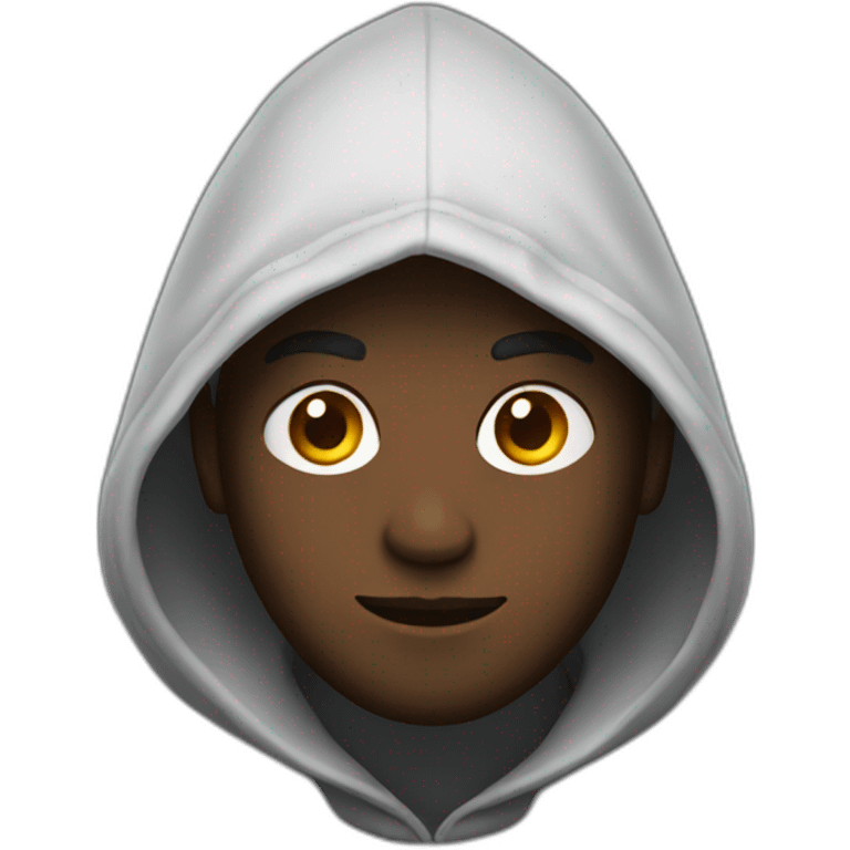 Men with hood emoji