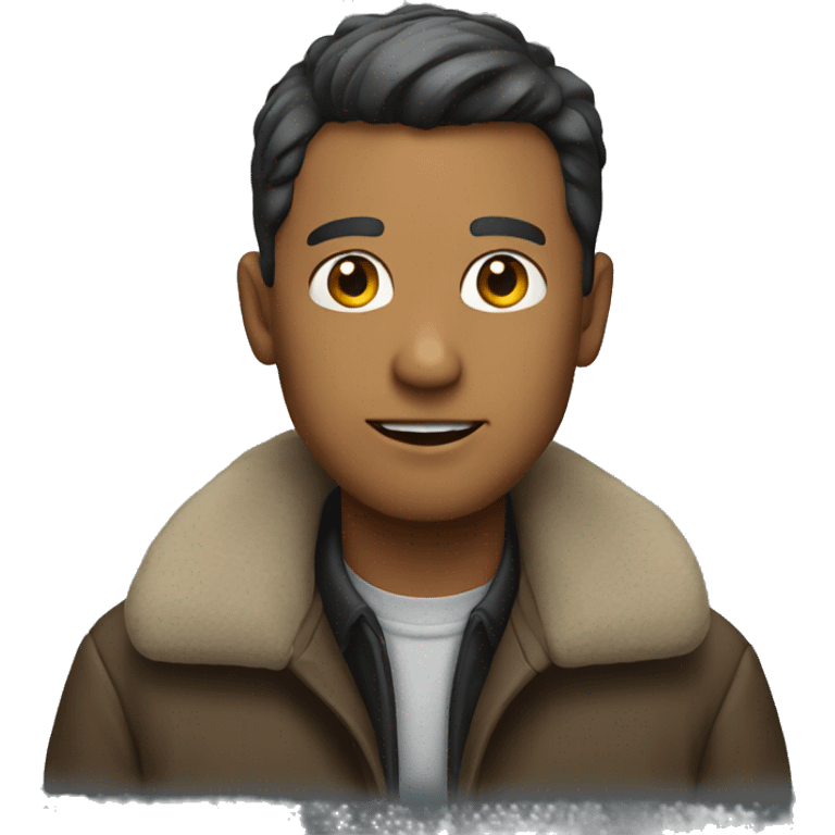 man in a coat emoji