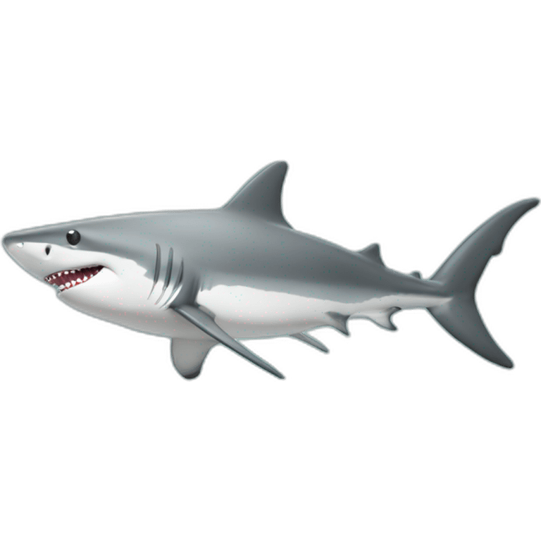 Requin avec casquette a l’envers emoji