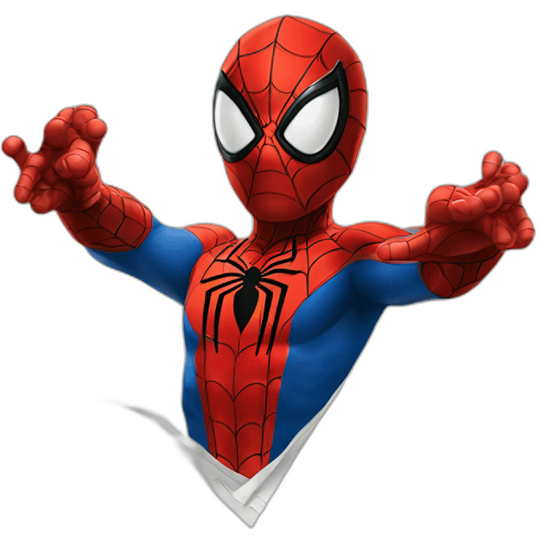 Spider Man avec une liasse de billet emoji