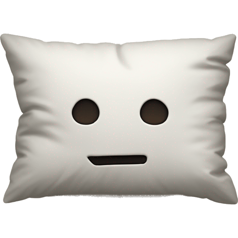 cartoon head buried in pillow emoji