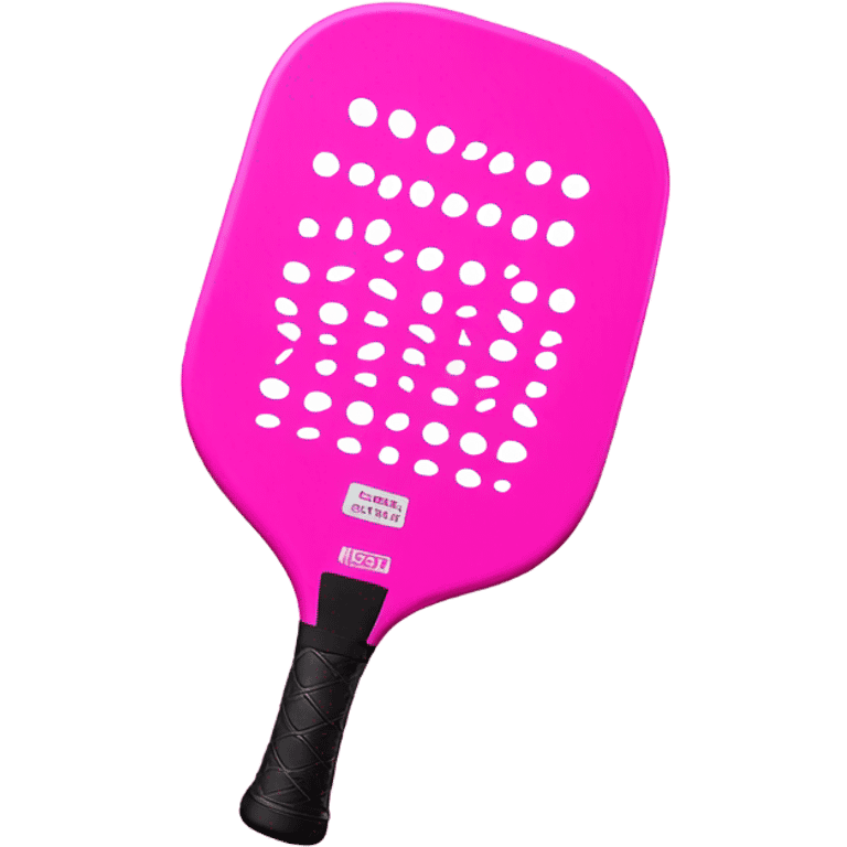 Pickleball paddle pink emoji