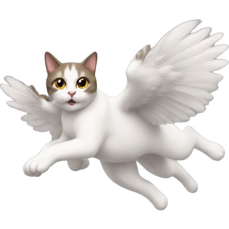 flying cat  emoji