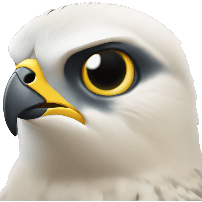 peregrine falcon with ht emoji