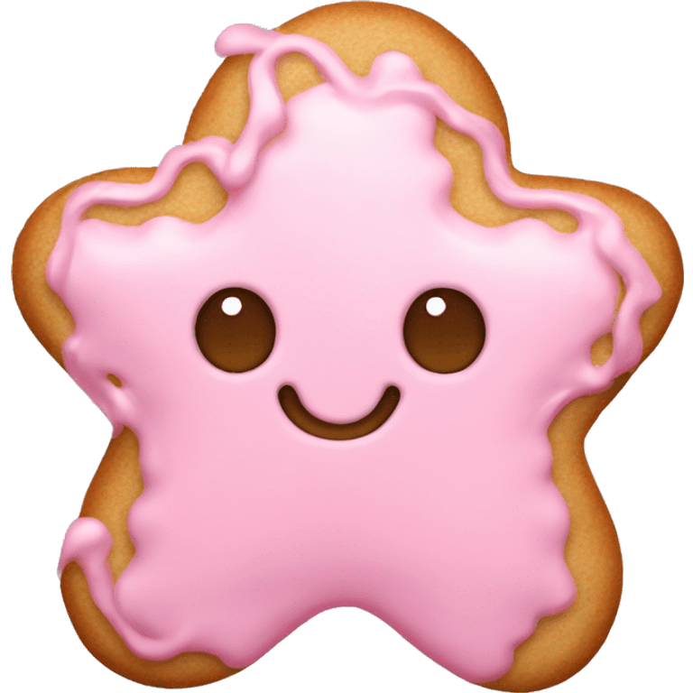 pastel pink gingerbread light emoji