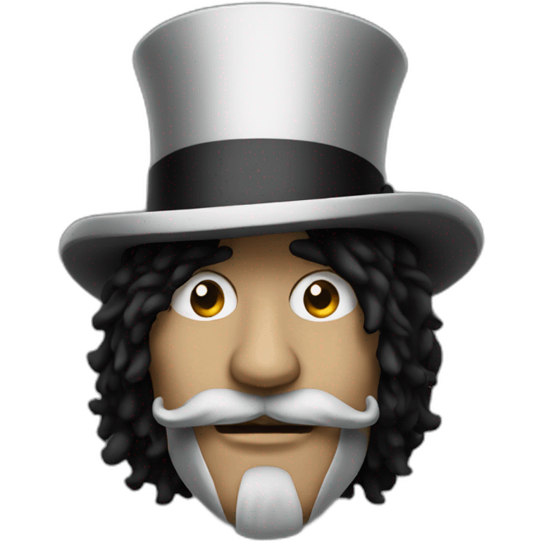 Slash wearing top hat emoji