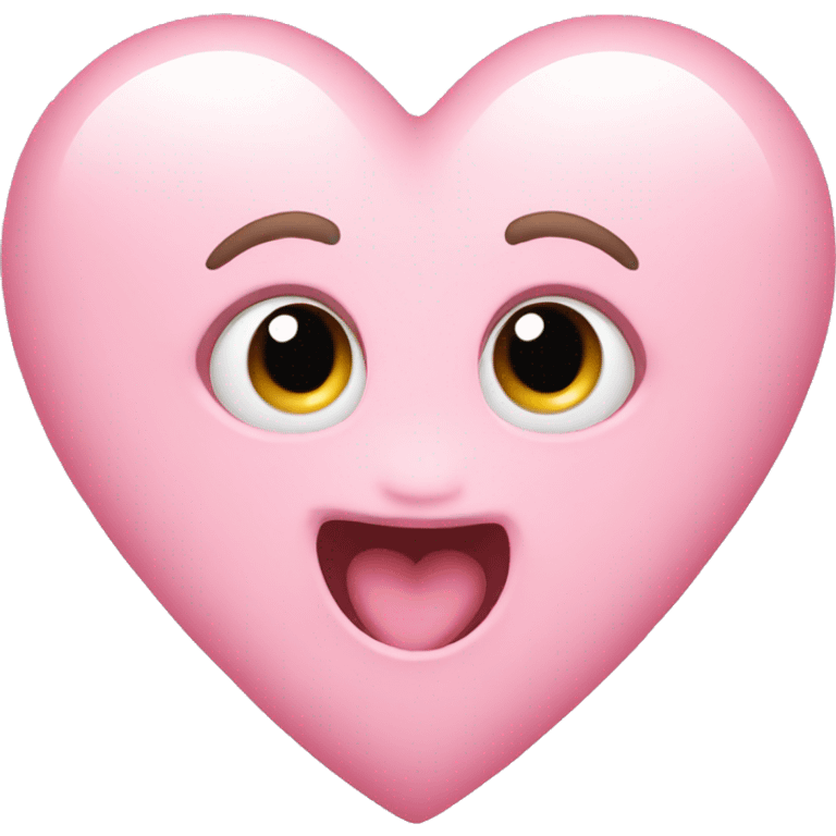 Baby pink love heart  emoji