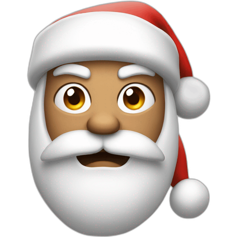 Angry Santa emoji