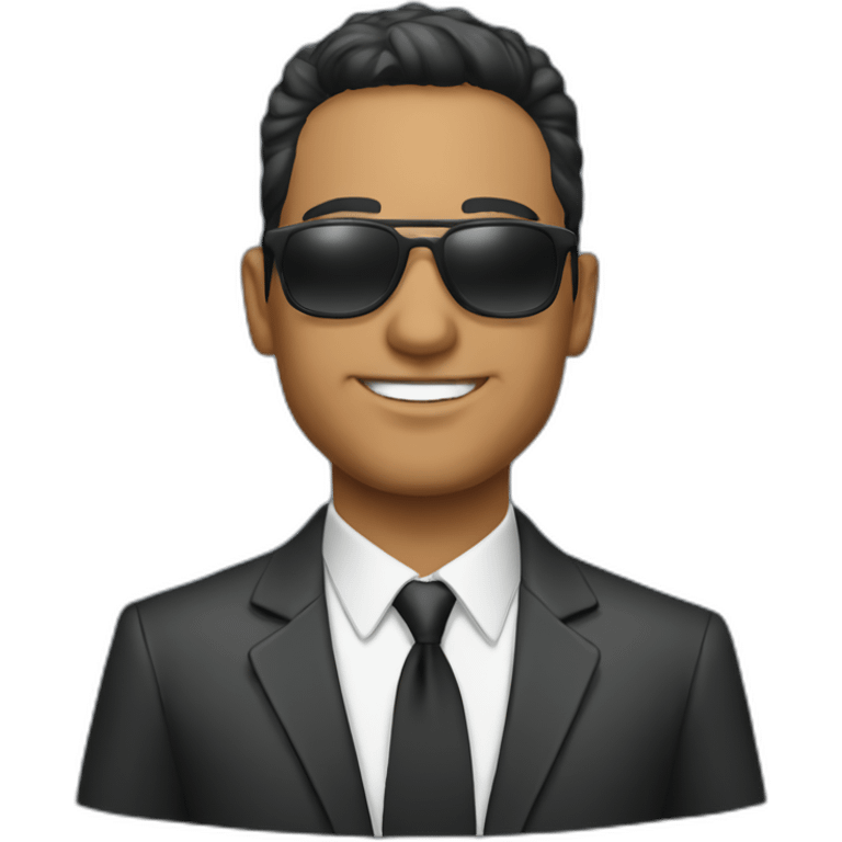 Armando Christian Pérez wearing sunglasses emoji