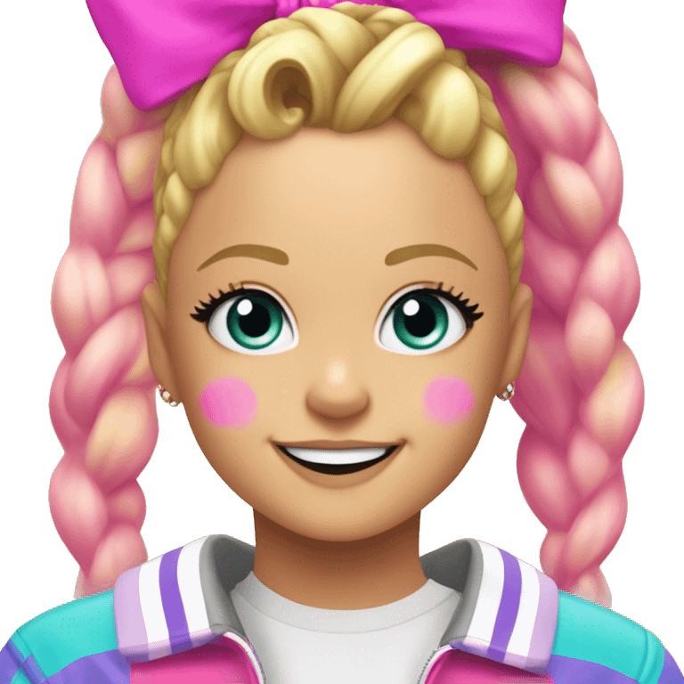 jojo siwa's vibrant lifestyle emoji