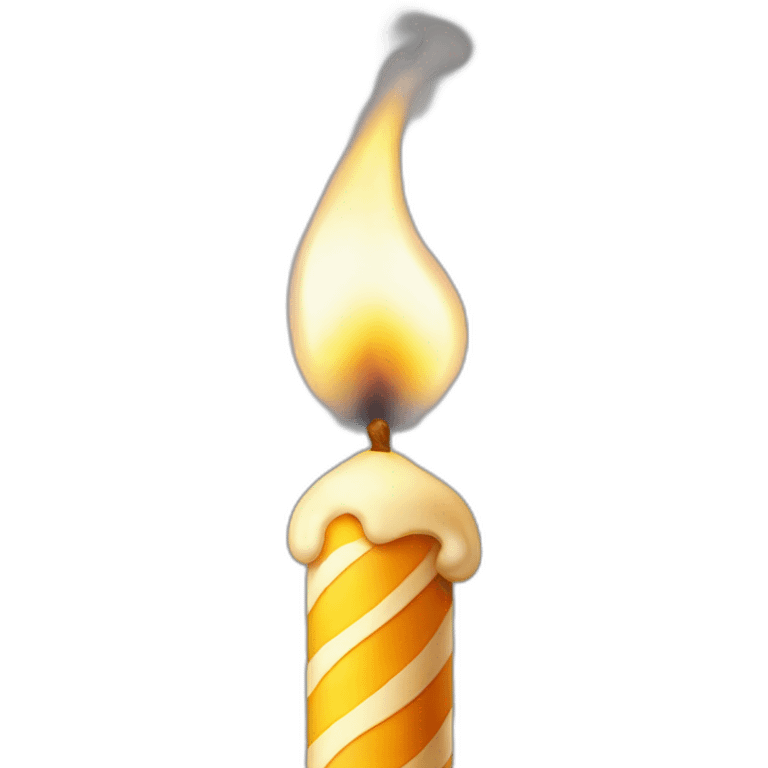 large-birthday-candle-smoke emoji