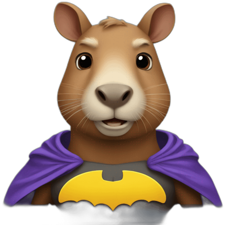 batman capybara emoji