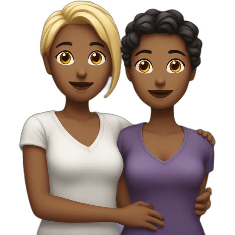 lesbian couple emoji