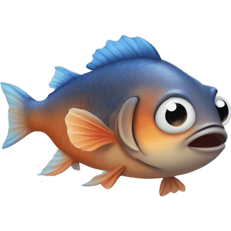 very cute fish emoji