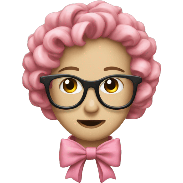 Noeud rose  emoji