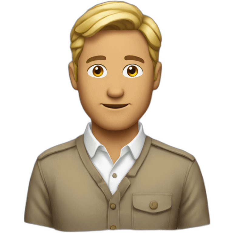 Journalist informal cloth tanned emoji