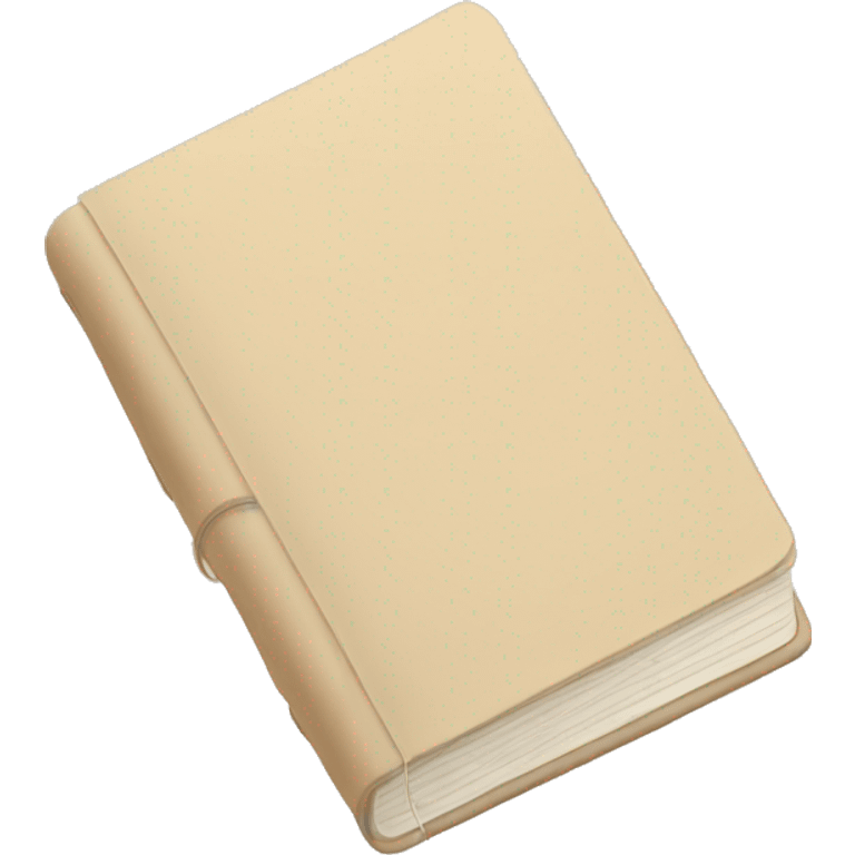 small beige notebook
 emoji