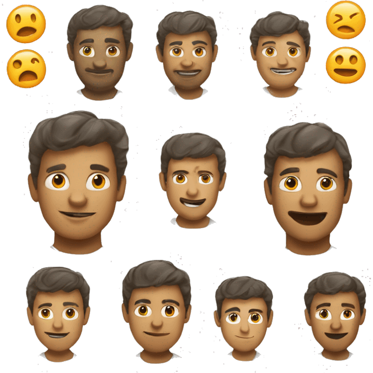 Оранжевая кружка emoji