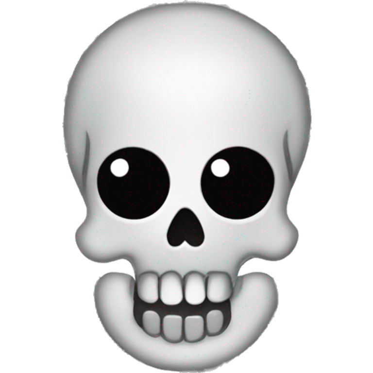 Skull emoji on a plane emoji