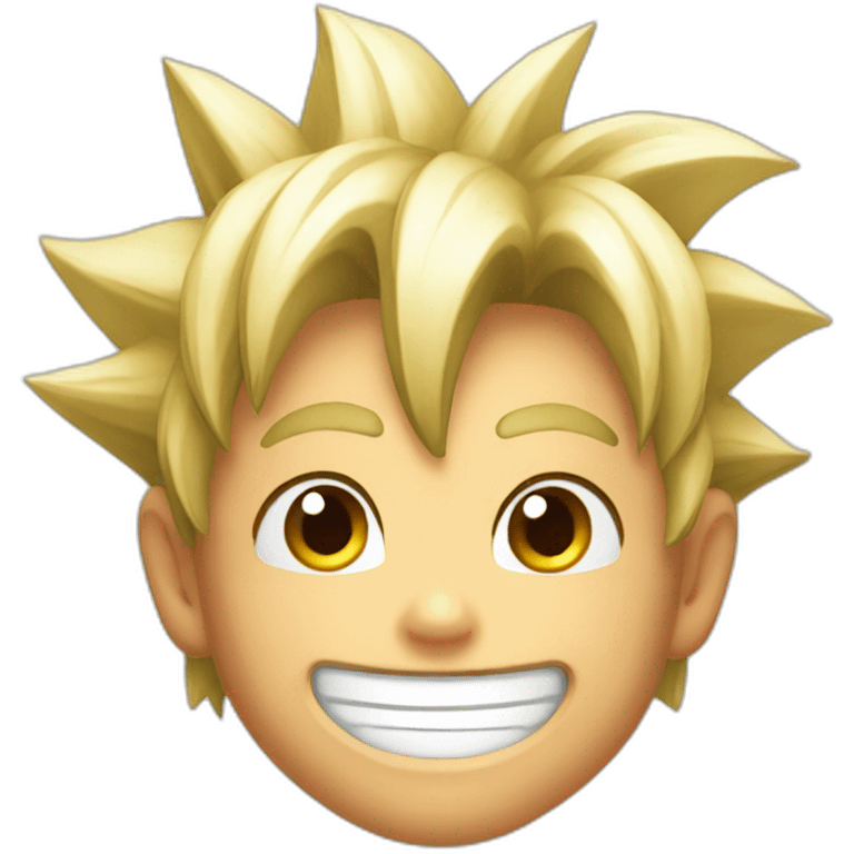 young goku smiling emoji