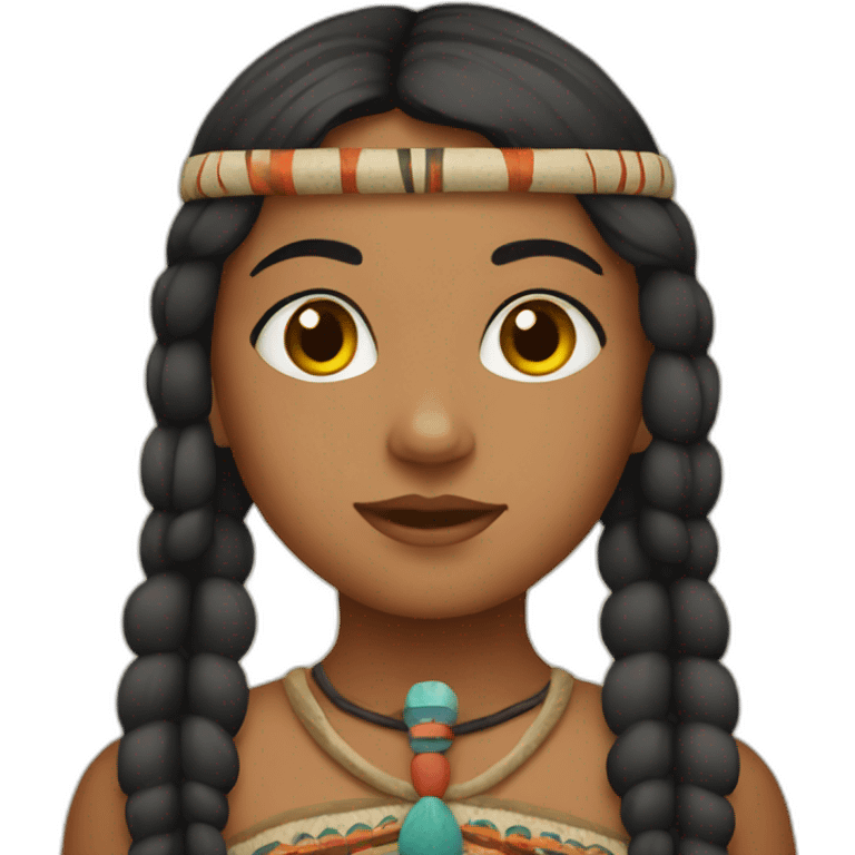 indigenous girl emoji