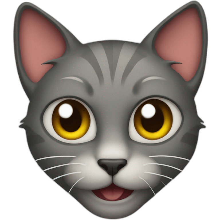 evil cat emoji