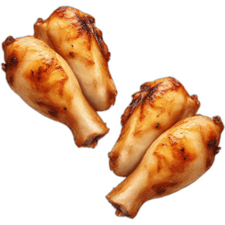 grilled chicken legs emoji