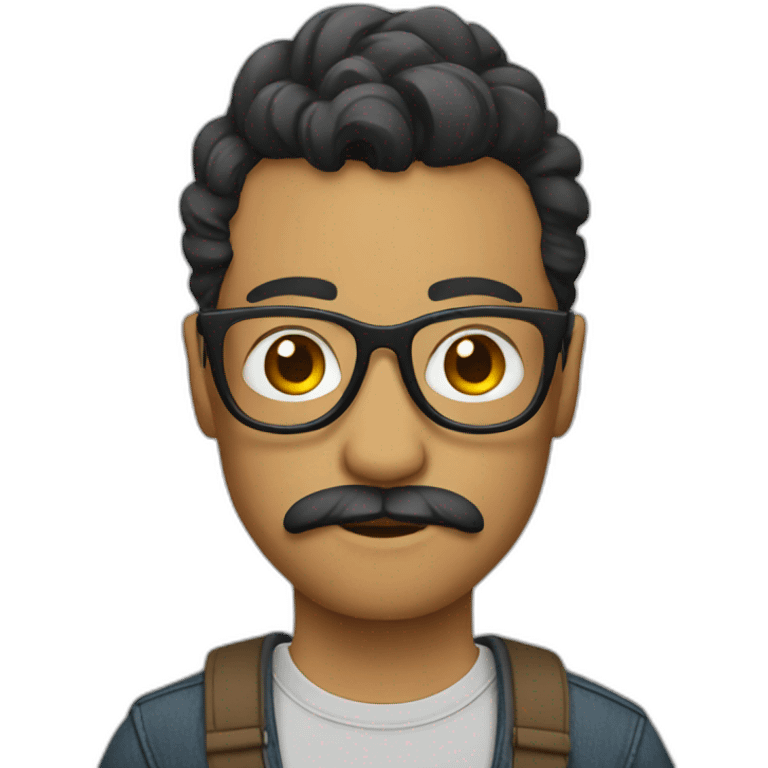 hipster emoji