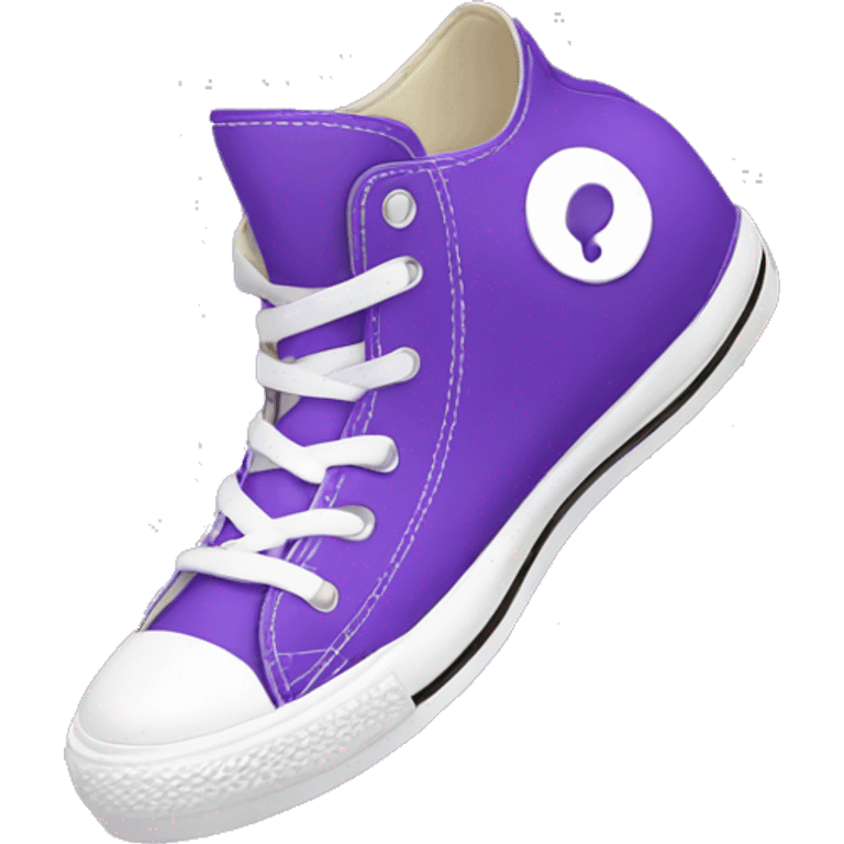 Purple converse emoji