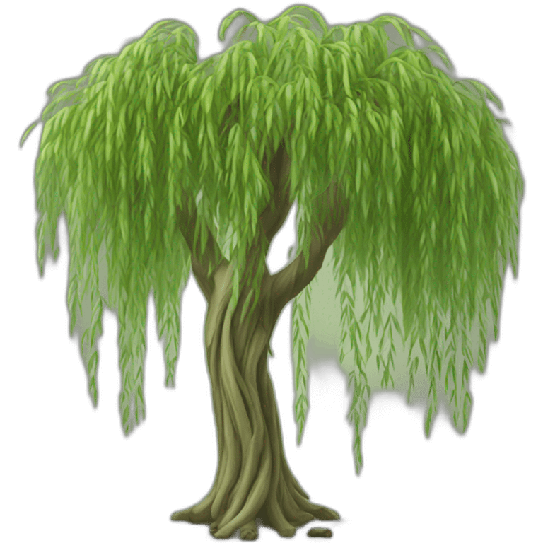 weeping willow tree emoji