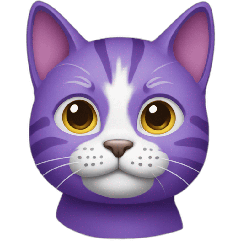 purple cat emoji emoji