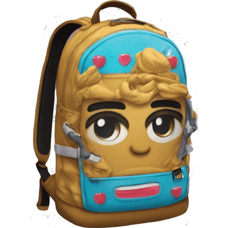 Sprayground backpack emoji