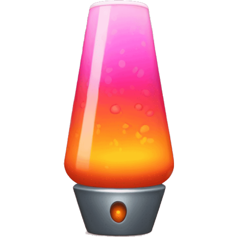 pink and orange lava lamp emoji