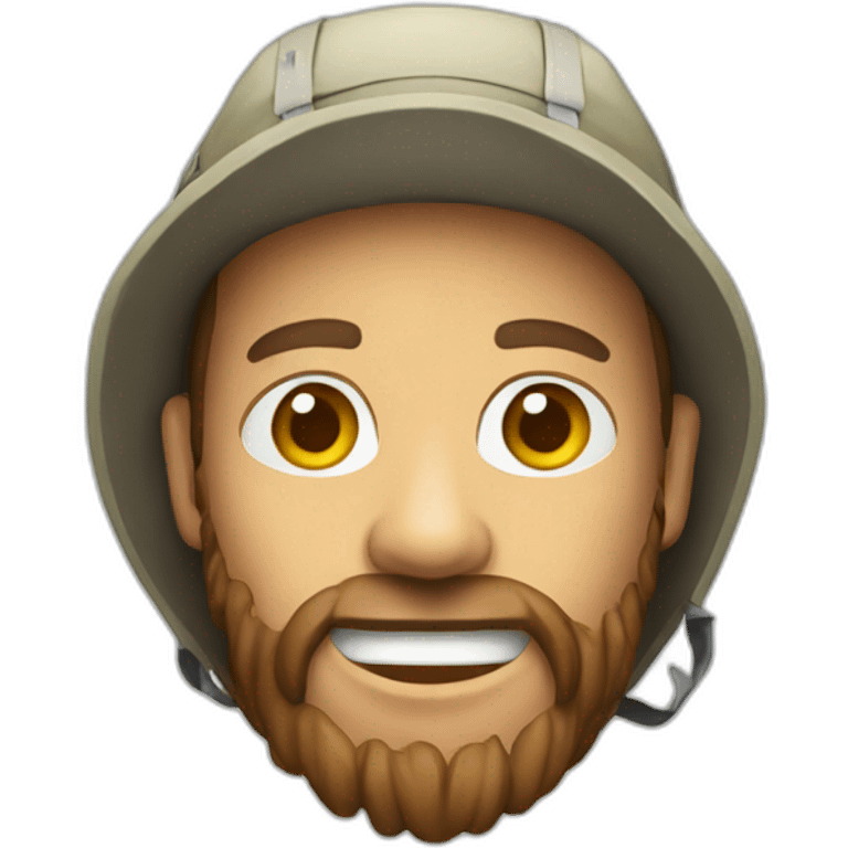 a whit hiker emoji