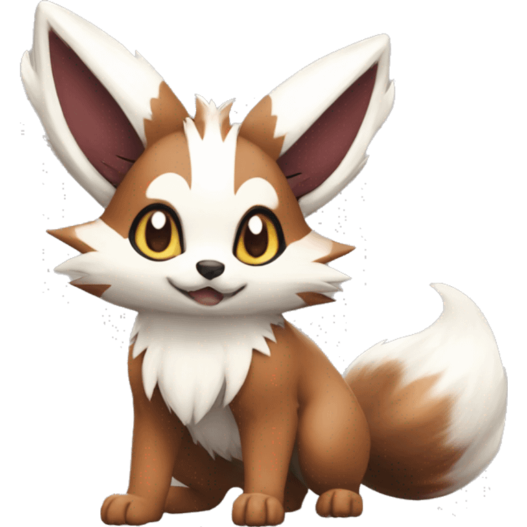 Furret Eevee Lycanroc emoji