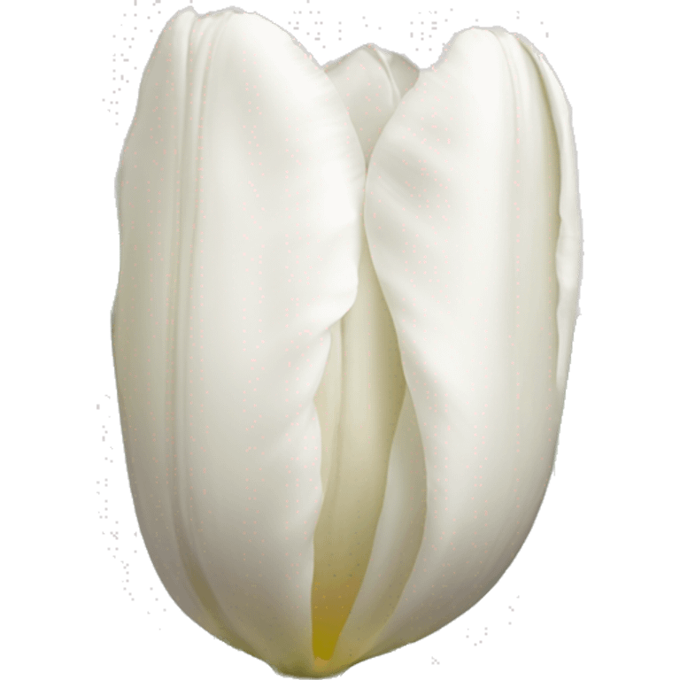 white tulipans emoji