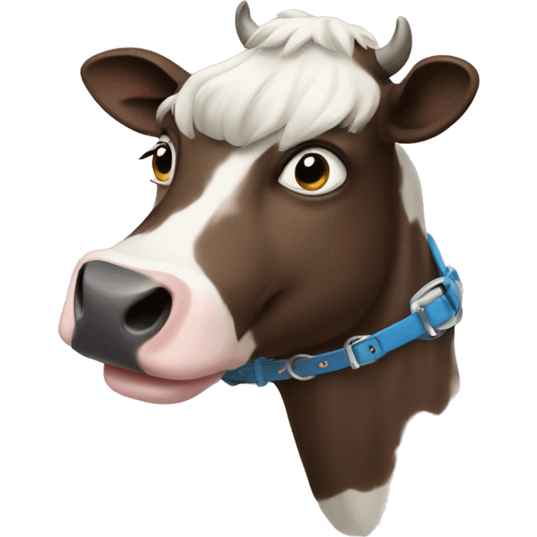  Cow with halter  emoji