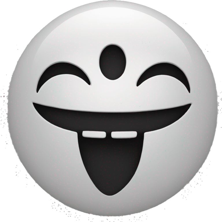 Simple gothic smiley  emoji