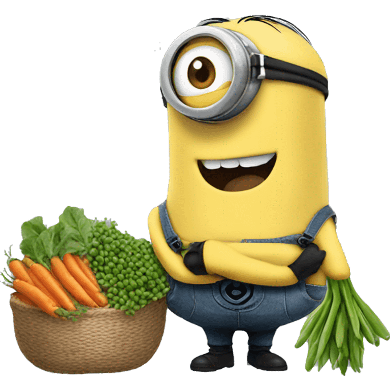 minions avec legumes emoji