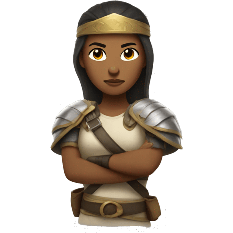 Woman fighter and warrior emoji