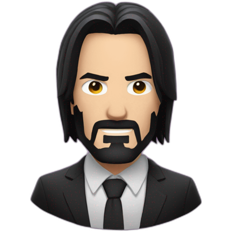 John wick in the party emoji