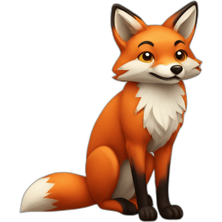 Red fox emoji