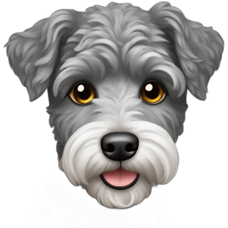 Gray schnoodle emoji