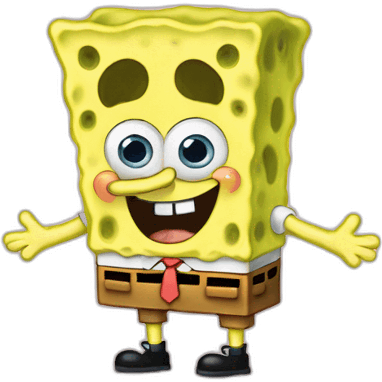 spongebob squarepants with patrick star emoji